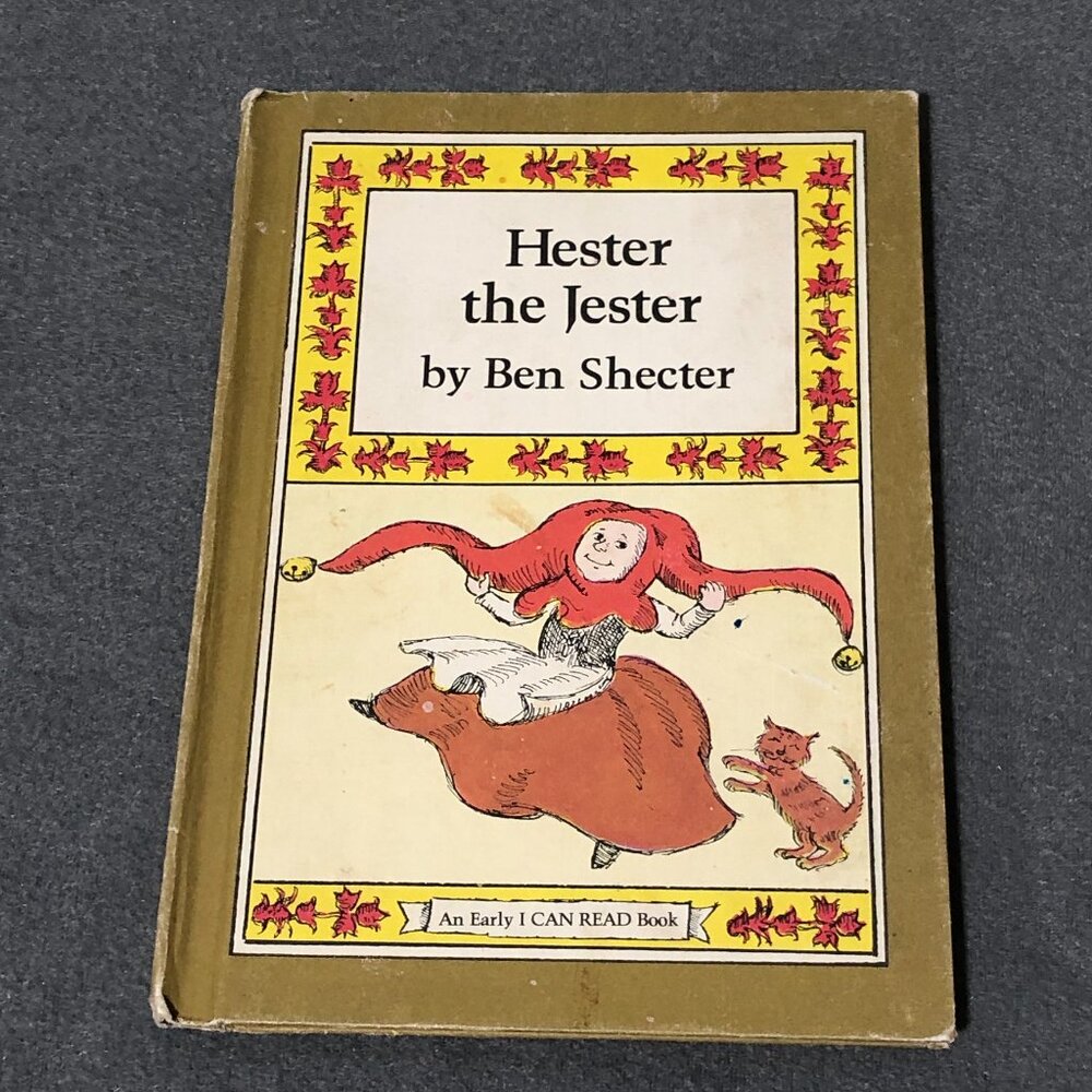Vintage Hester the Jester Hardcover Book 1977 Children I Can Read Ben Shecter
